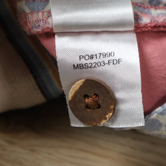 Faherty Shorts Mens 31 Pink Organic Cotton Tencel Stretch Casual‎ Chino Summer - Picture 7 of 12